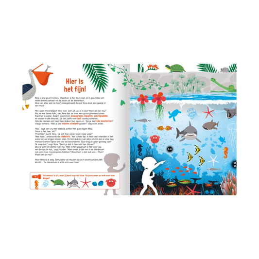 Speuren in de dierentuin - Zaklampboek