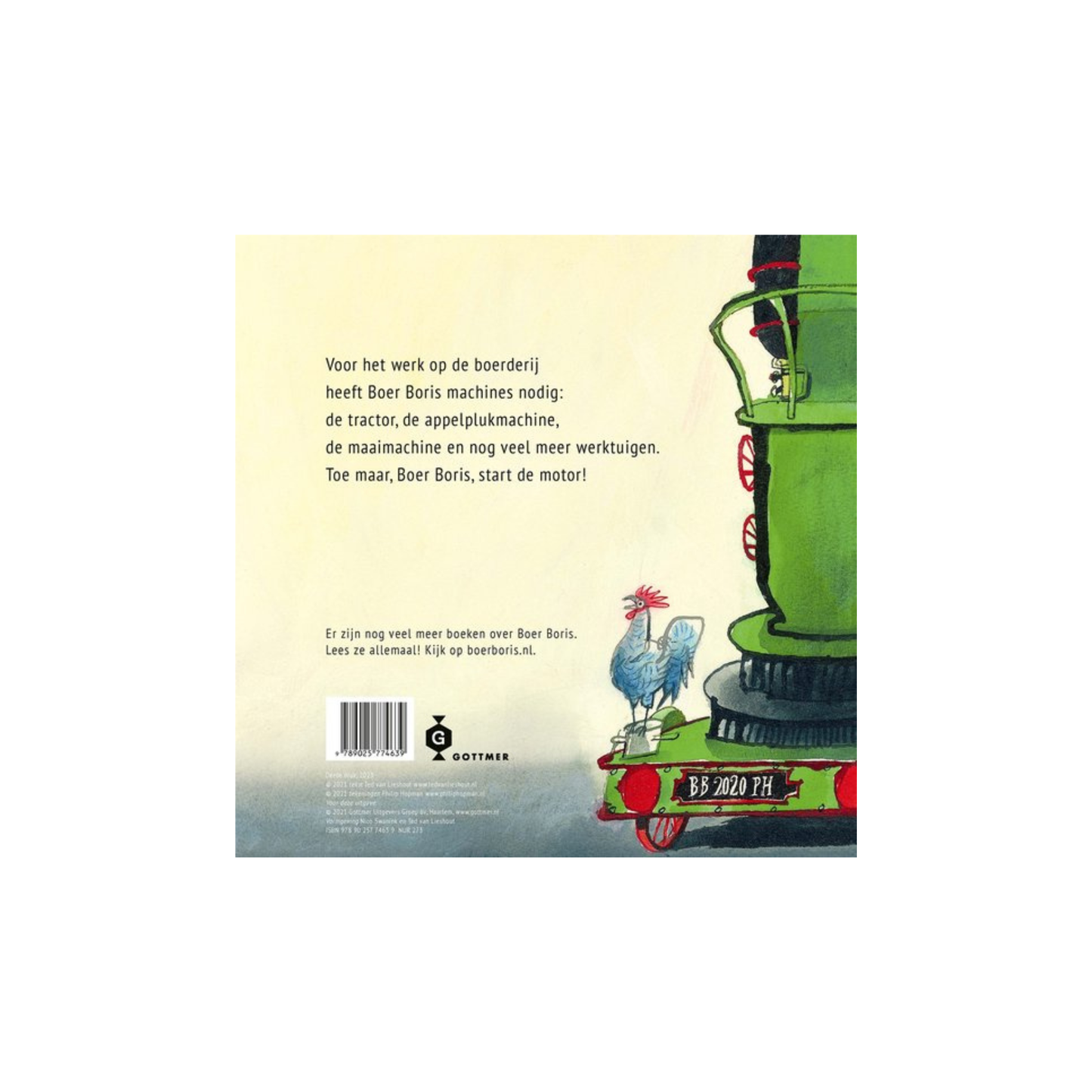 Boer Boris, start de motor! - Uitklapboek