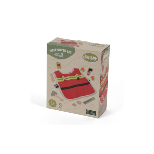 Dantoy houten brandweerset