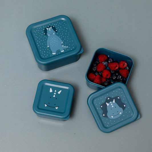 Trixie snackbox set - 3 delig - Mr. Triceratops