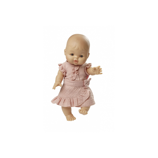 Heless wikkelrok met top - rosé (28-35 cm)