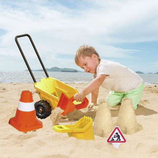 Hape bouwvoertuigen constructieset