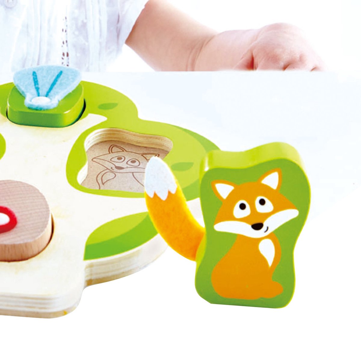 Hape wie zit er in de boom puzzel