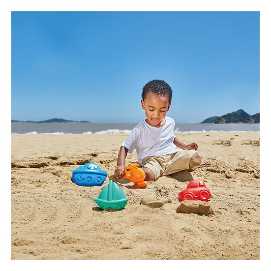 Hape voertuigen zandvormen