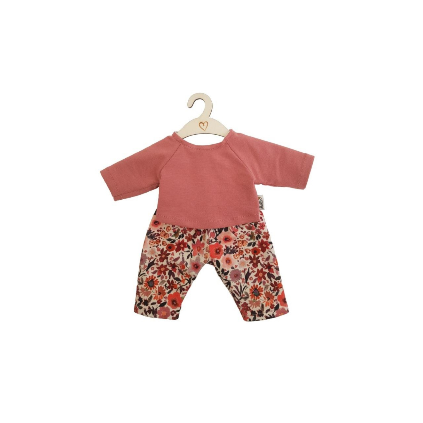 Hollie kledingset Poppy retro flowers- 34 cm