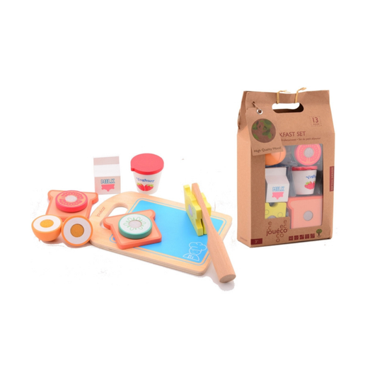 Jouéco houten ontbijtset