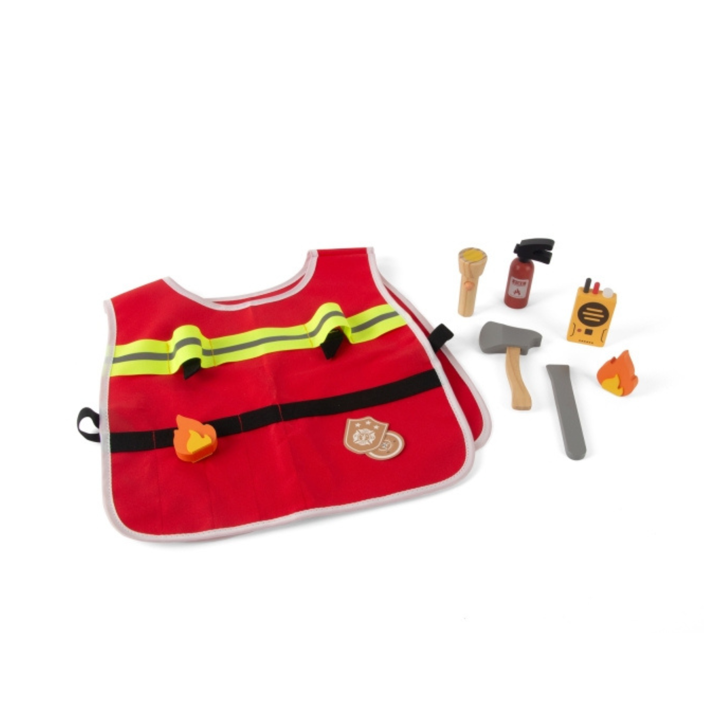 Dantoy houten brandweerset