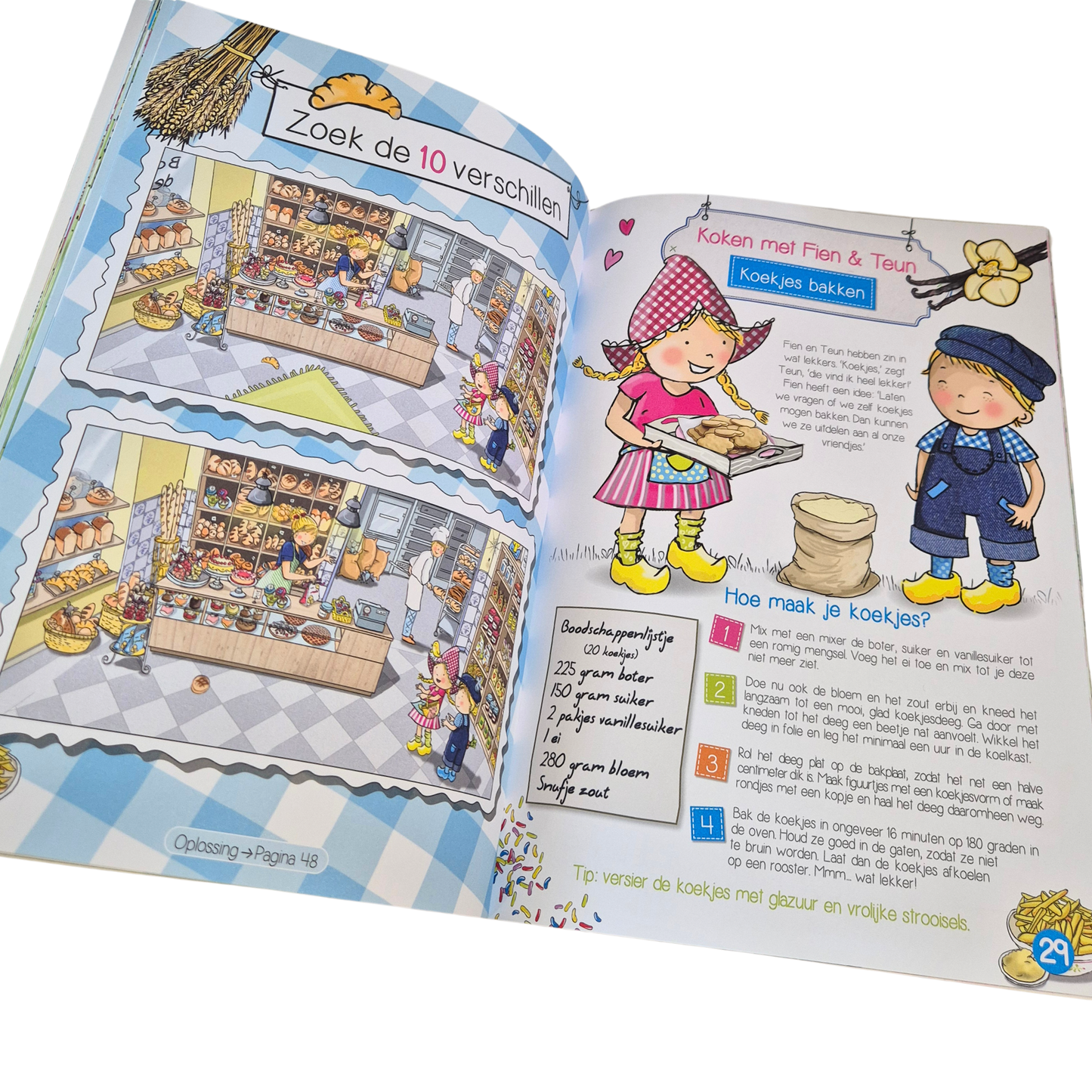 Fien en Teun doe boek - Zoek de verschillen