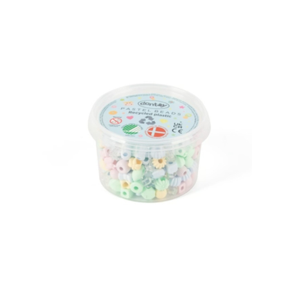 Dantoy pastel kralen 280 st. In emmer