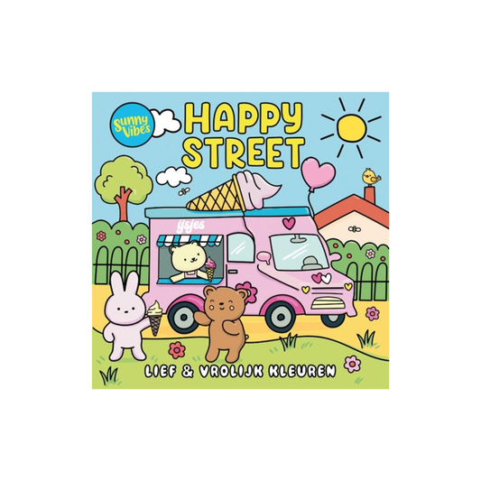 Sunny vibes - Happy street kleurboek
