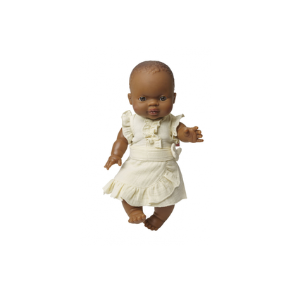 Heless wikkelrok met top - ecru (28-35 cm)