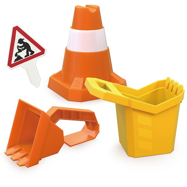 Hape bouwset voor in het zand