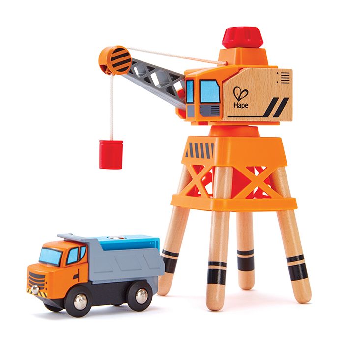 Hape houten hijskraan