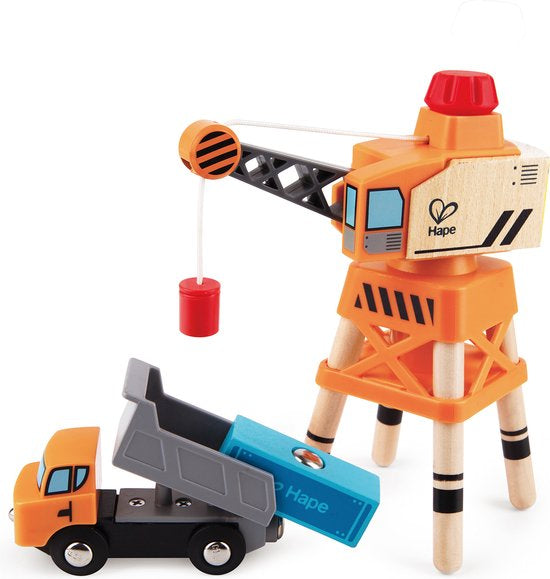Hape houten hijskraan