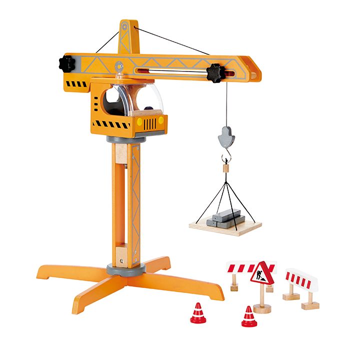 Hape houten hijskraan