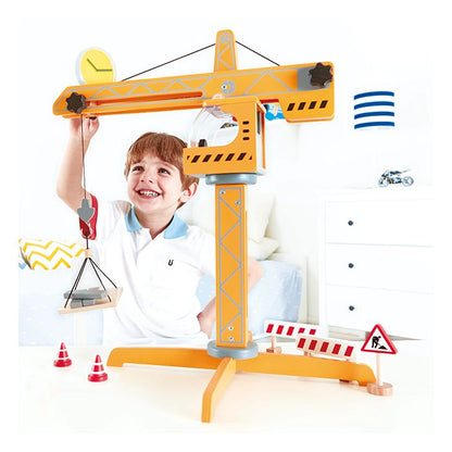 Hape houten hijskraan