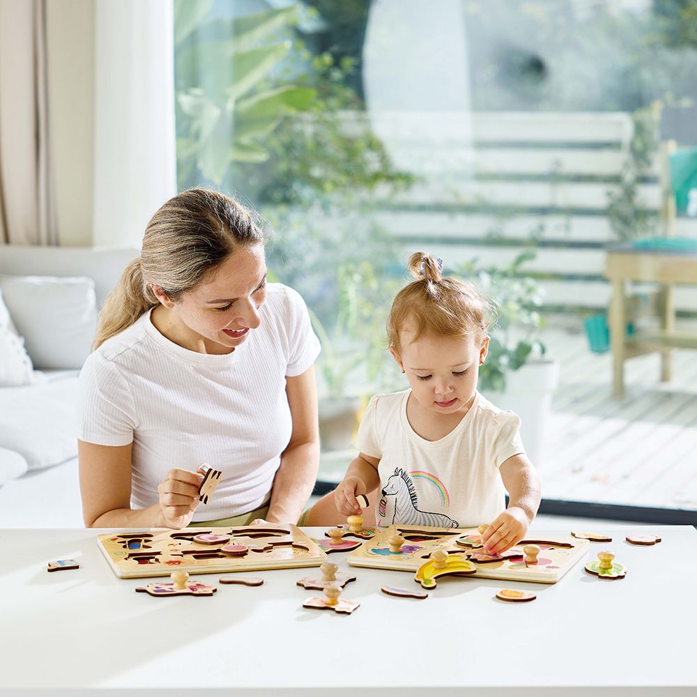 Hape laagjes puzzel - fruit