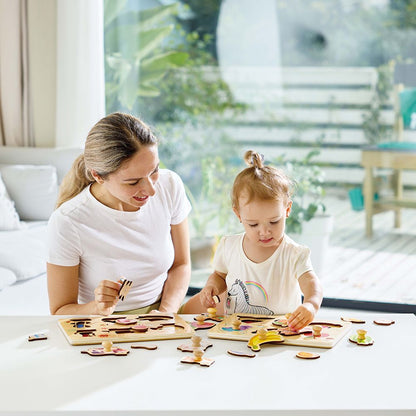 Hape laagjes puzzel - fruit