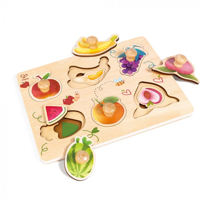 Hape laagjes puzzel - fruit