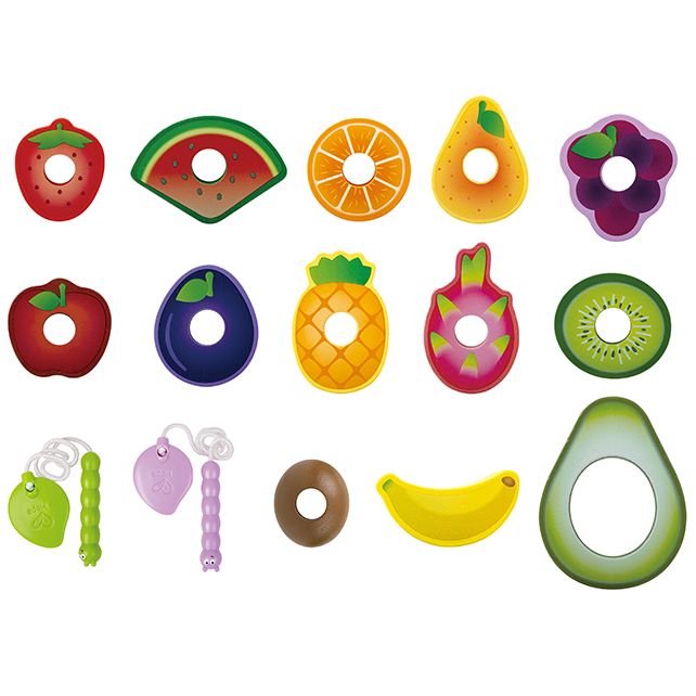 Hape houten fruit rijgkralen