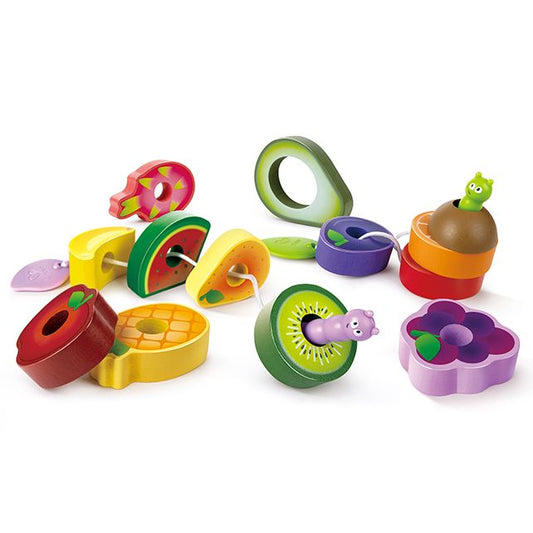Hape houten fruit rijgkralen