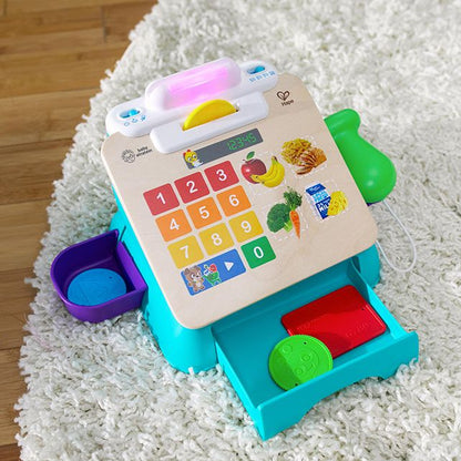 Hape houten kassa met magic touch