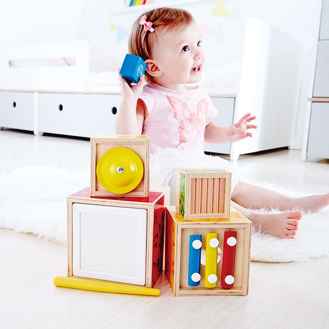 Hape muzikale blokkenset - stapelbaar