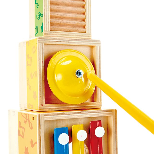 Hape muzikale blokkenset - stapelbaar