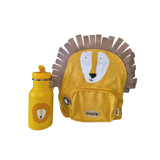 Peuterbundel Mr. Lion | Rugzak & RVS drinkfles | Trixie
