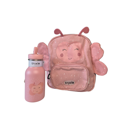 Peuterbundel Mrs. Butterfly | Rugzak & RVS drinkfles | Trixie