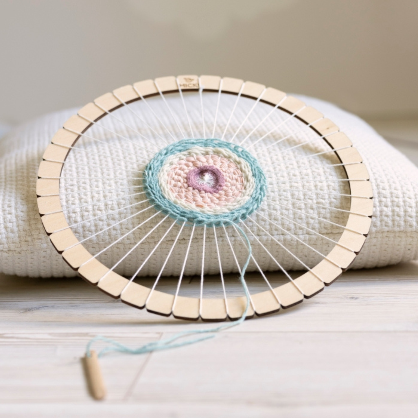 Micki houten weefraam - rond